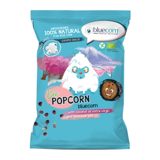 IMPORT Allnature - Popcrop Popcorn z modré kukuřice s himalájskou solí a extra panenským kokosovým olejem 50 g
