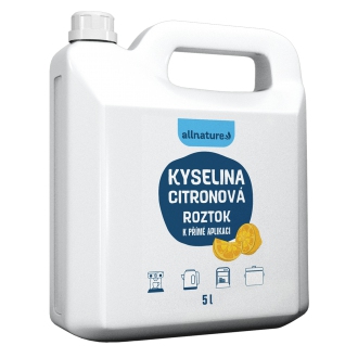 IMPORT Allnature - Allnature Kyselina citronová roztok 5000 ml