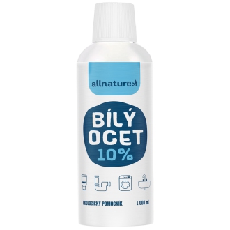 KOMPLETNÍ SORTIMENT - Allnature Bílý ocet 10% 1000 ml