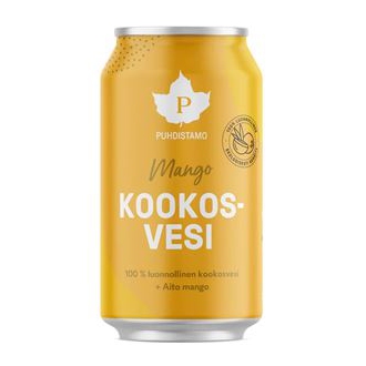 KOMPLETNÍ SORTIMENT - Puhdistamo Coconut Water 310ml mango (Kokosová voda)