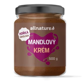 IMPORT Allnature - Allnature Mandlový krém s hořkou čokoládou 500 g