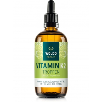 KOMPLETNÍ SORTIMENT - Woldohealth Vitamín K2 Vegan MK-7 200µg 50 ml