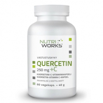 KOMPLETNÍ SORTIMENT - NutriWorks Quercetin + Vitamin C 250mg 60 kapslí