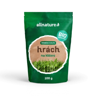 IMPORT Allnature - Allnature Hrách BIO semínka na klíčení 100 g