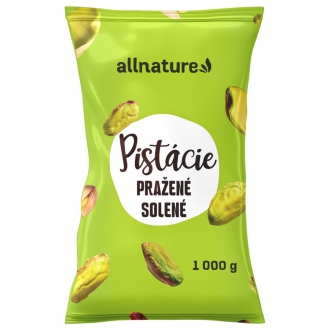 KOMPLETNÍ SORTIMENT - Allnature Pistácie solené 1000 g