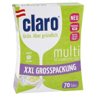 IMPORT Allnature - Claro EKO tablety do myčky All in 1 - 70 tablet