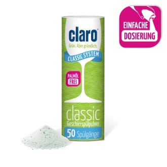IMPORT Allnature - Claro EKO prášek do myčky Classic - 900 g - 50 cyklů