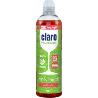 IMPORT Allnature - Claro EKO rebarborový prostředek na ruční mytí nádobí - 500 ml