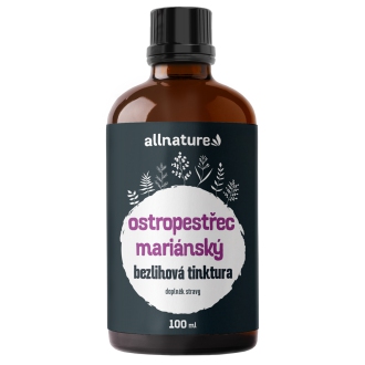 IMPORT Allnature - Allnature Ostropestřec bezlihová tinktura 100 ml