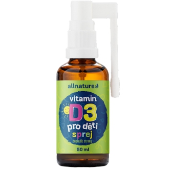 IMPORT Allnature - Allnature Vitamin D3 pro děti s MCT olejem ve spreji 50 ml