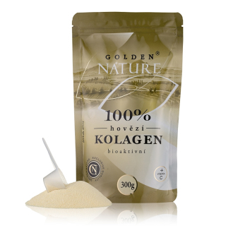 KOMPLETNÍ SORTIMENT - Golden Nature Hovězí kolagen Bioaktivní (Kolagenní peptidy) 300g