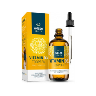 Woldohealth Vitamin D3 Kapky ( 1000 I.U. ) 50 ML