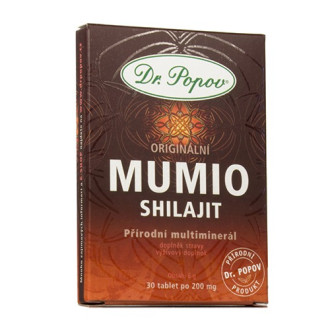 Dr. Popov Mumio (Shilajit), 30 tablet