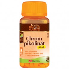 My Country - Chrom pikolinát 200 mcg, 200 tbl.