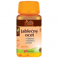 My Country - Jablečný ocet + vláknina + chrom + vitamin C, 60 tbl.