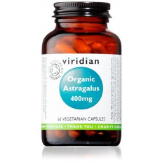 Viridian Astragalus 400mg 60 kapslí Organic