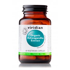 Viridian Ashwagandha Extract 60 kapslí Organic