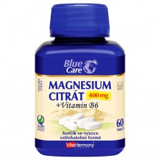Magnesium citrát 400 mg + Vitamin B6 - 60 tbl.