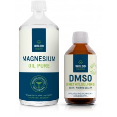 WoldoHealth DMSO 250 ml + WoldoHealth Hořčíkový olej 1000 ml