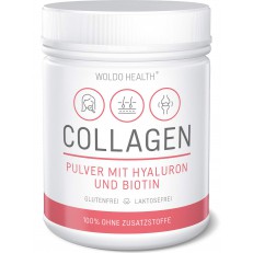 Woldohealth Kolagen s kyselinou hyaluronovou a biotinem 500g