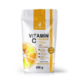 Allnature Vitamín C prášek Premium 250 g