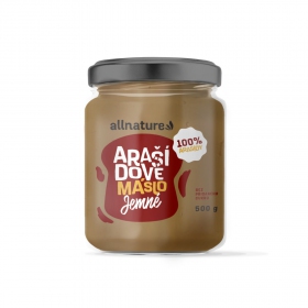 Allnature Arašídové máslo jemné 500 g