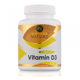 Golden Nature Vitamin D3 2000 I.U. 100 cps.