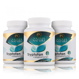 2+1 Golden Nature Tryptofan+Melatonin+B6 300 cps.