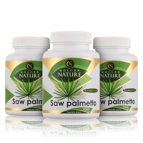 2+1 Golden Nature Saw Palmetto 45% mastných kyselin 300 cps.