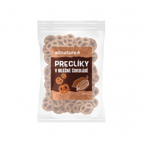 Allnature Preclíky v mléčné čokoládě 100 g