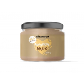 Allnature Arašídové máslo s bílou čokoládou 220 g