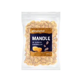 Allnature Mandle slaný karamel 250 g