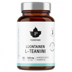 Puhdistamo L-Theanine Natural 60 kapslí (Luontainen L-Teaniini)