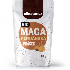 Allnature Maca prášek BIO RAW 200 g